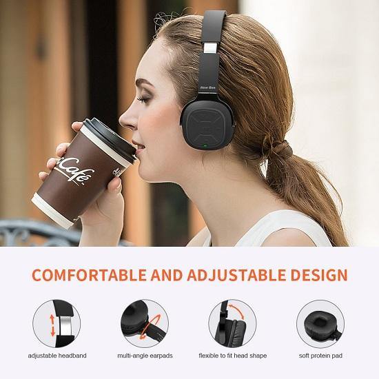 Wireless Active Noise Cancelling Headphones NB-6S - New Bee