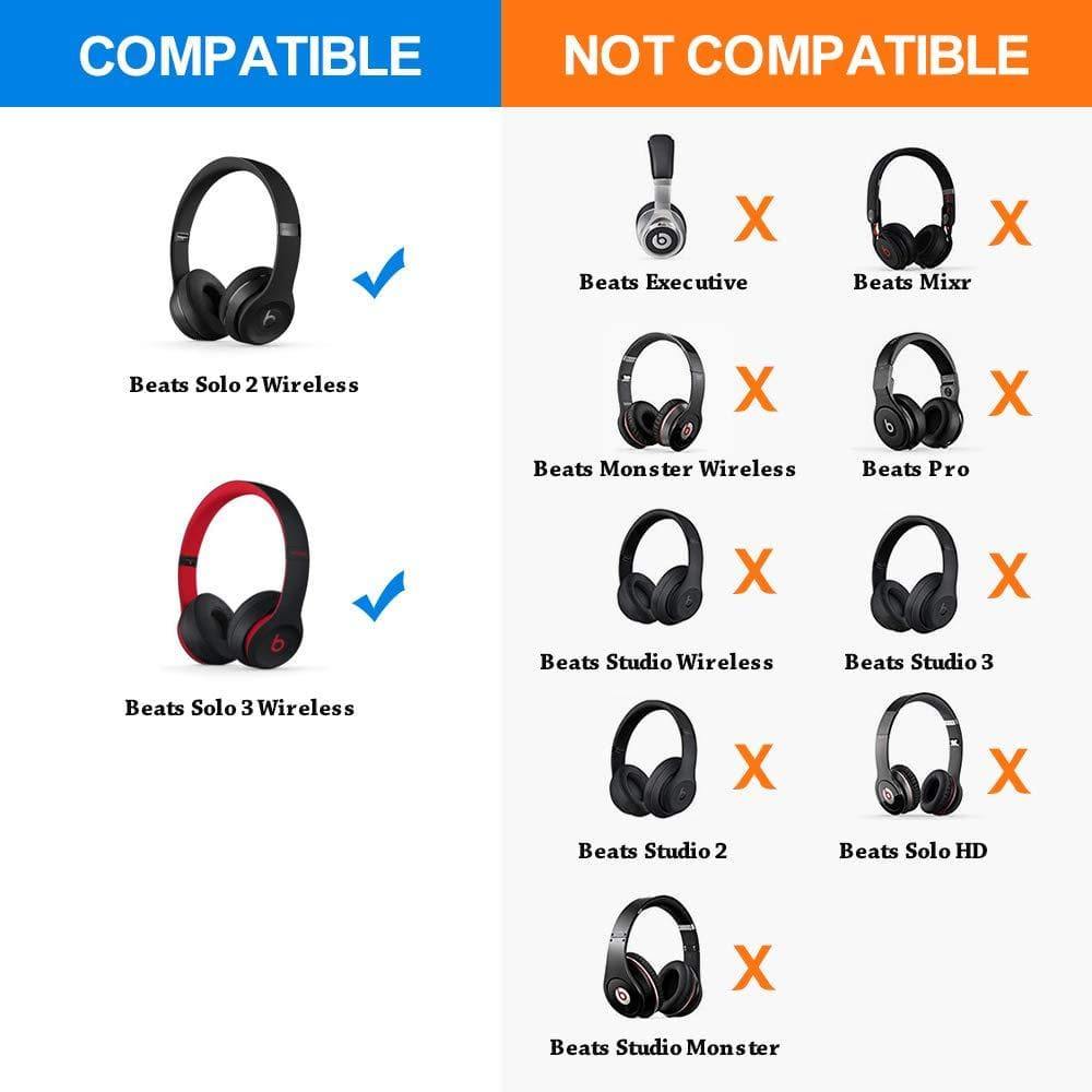 Beats Solo Replacement Ear Pads New Bee Replacement Ear Cushions Memory Foam for Beats Solo